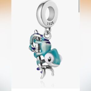925 Chameleon Bracelet Charm-Fir Pandora & Most Other Charm Bracelets